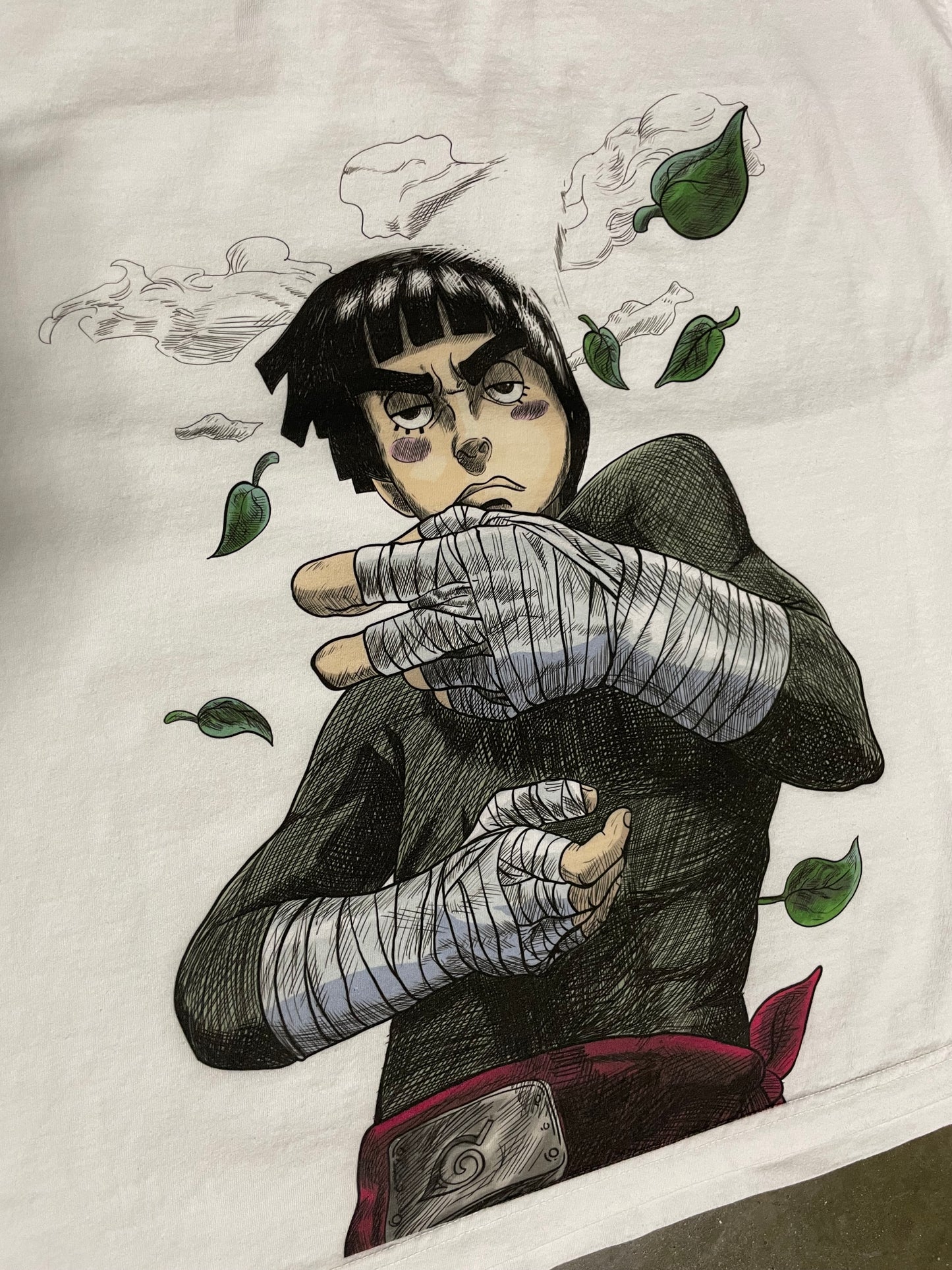 DRUNKEN FIST: ROCK LEE 001 TEE (pre order ship date: 7/21/24)