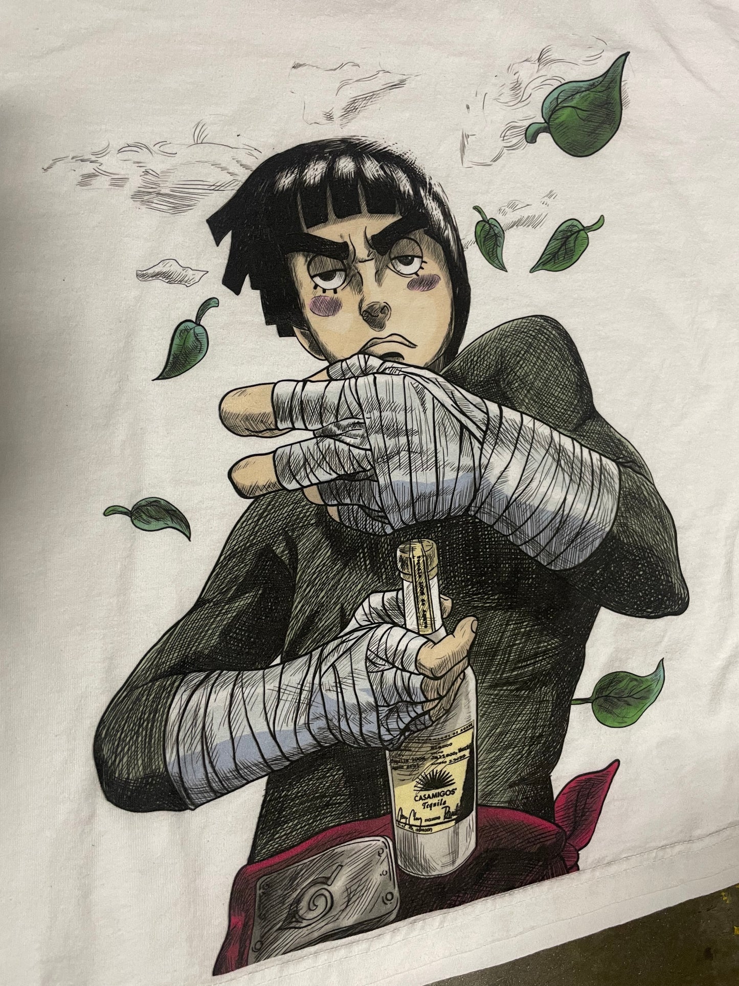 DRUNKEN FIST: ROCK LEE 001 TEE (pre order ship date: 7/21/24)