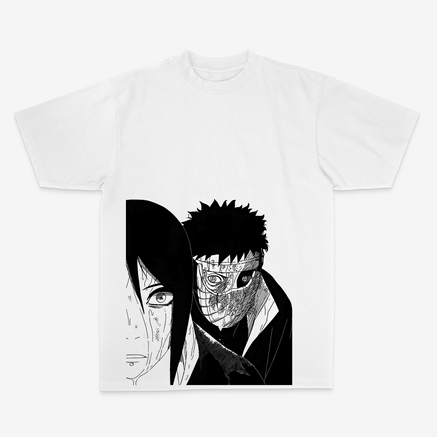 KONAN OBITO TEE(B/W)